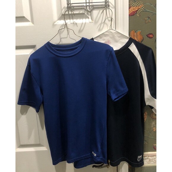 Athletic Shirts Mens Small Kswiss The Active Tee Blue Dri Wear - Lot Of Two - Picture 1 of 8